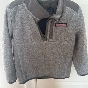 Boys Vineyard Vines Kids Gray Fleece Jacket
